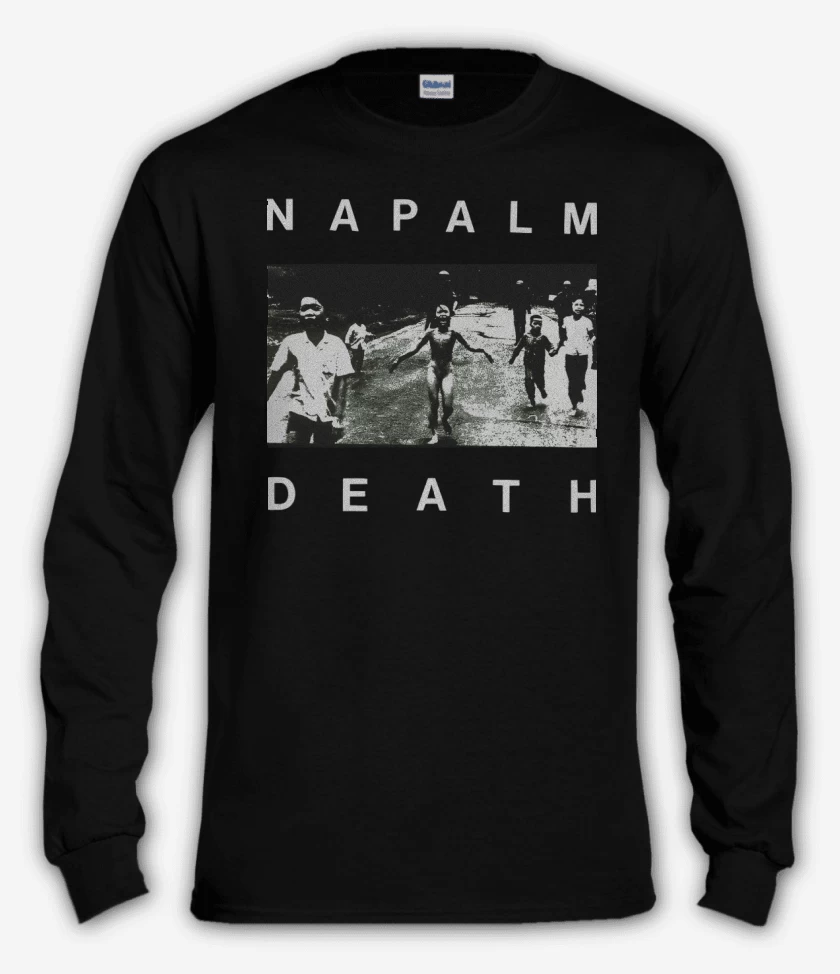 Polera manga larga Negro de Napalm Death The Curse