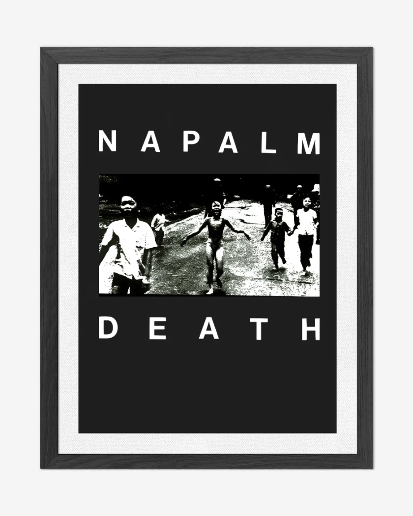 Cuadro decorativo Negro de Napalm Death The Curse