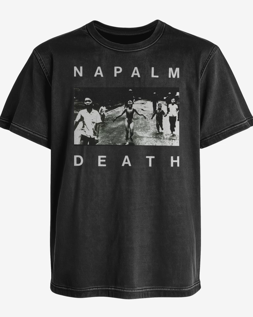 Polera desgastada Napalm Death The Curse