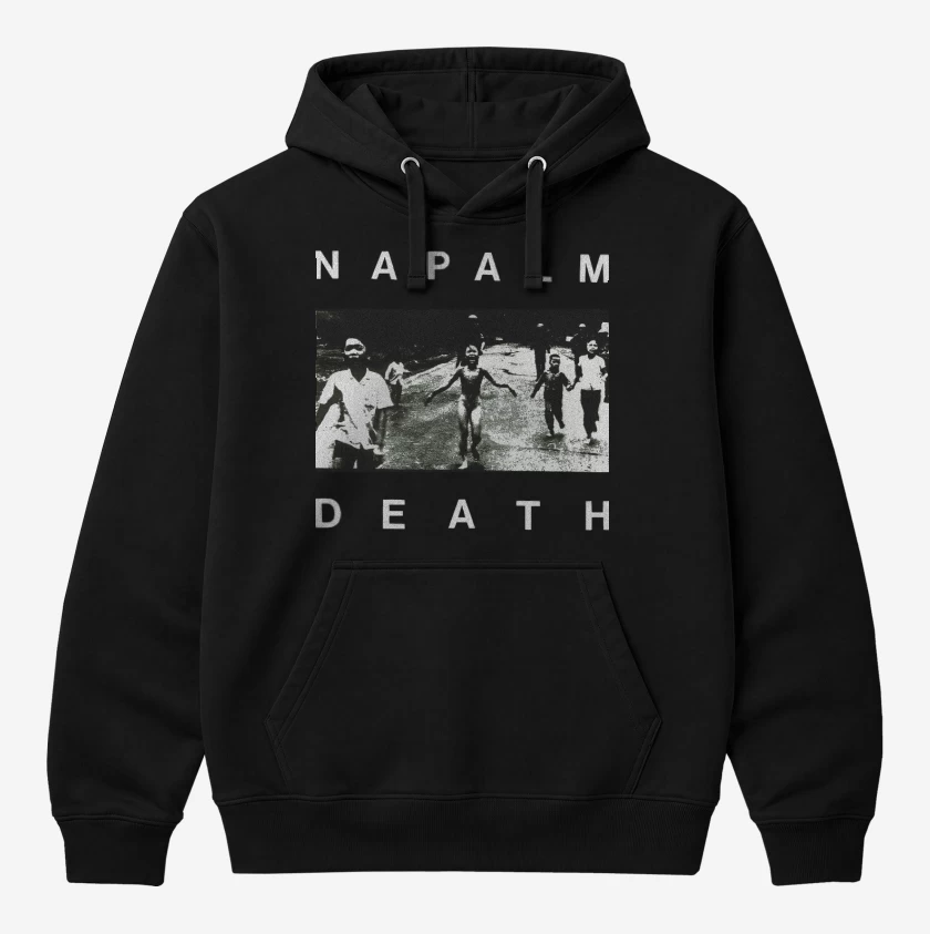 Polerón Canguro Negro de Napalm Death The Curse