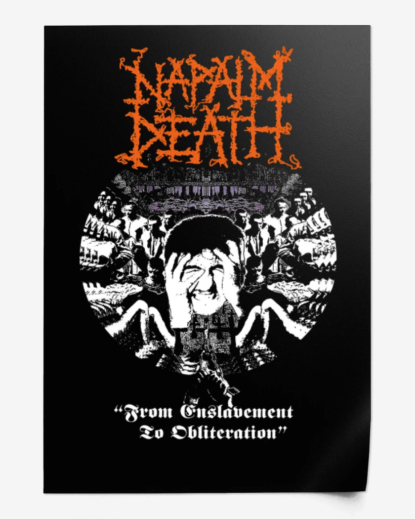 Print Napalm Death From Enslavement