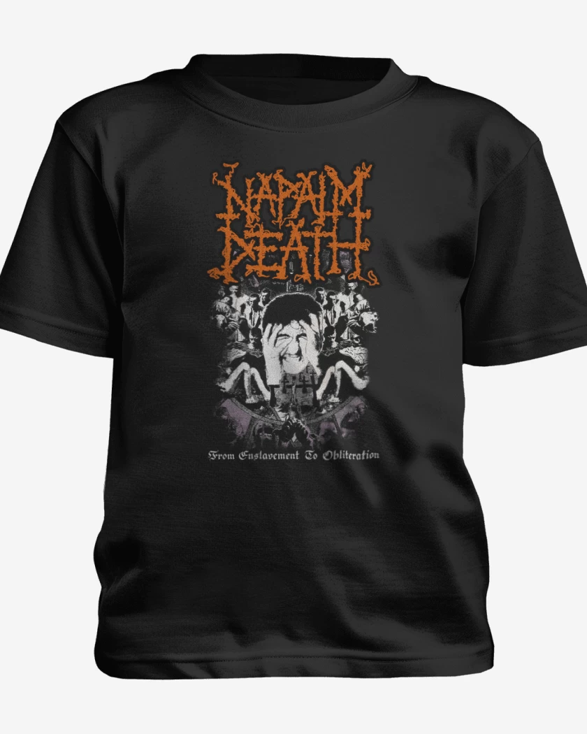 Polera de niño Napalm Death From Enslavement to Obliteration