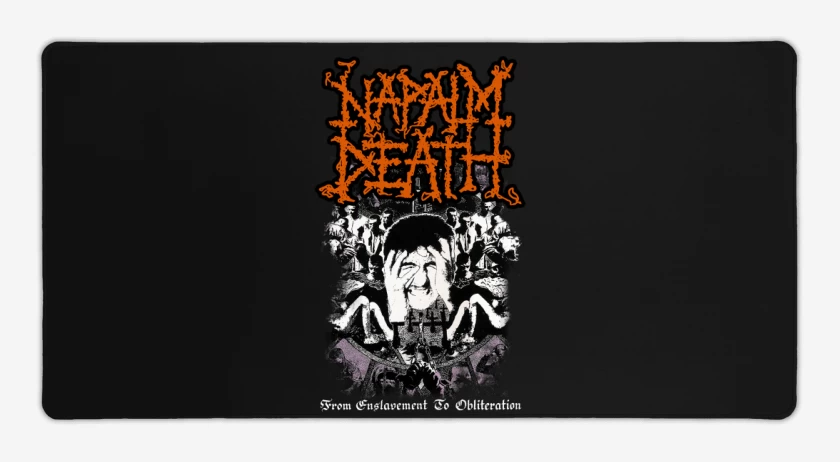 Mouse pad Gamer Napalm Death From Enslavement to Obliteration