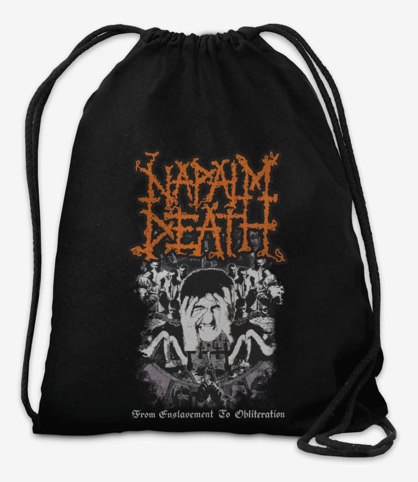 Mochila Napalm Death From Enslavement to Obliteration