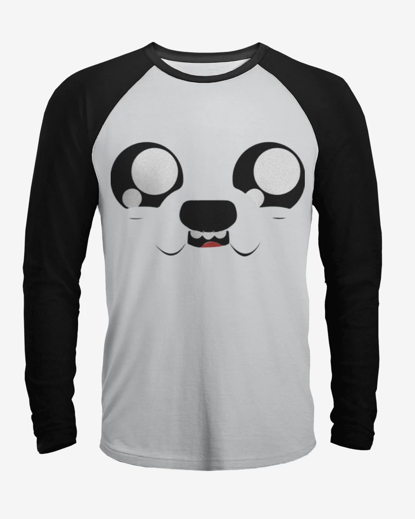 Polera Raglan Blanco / Negro de Jake