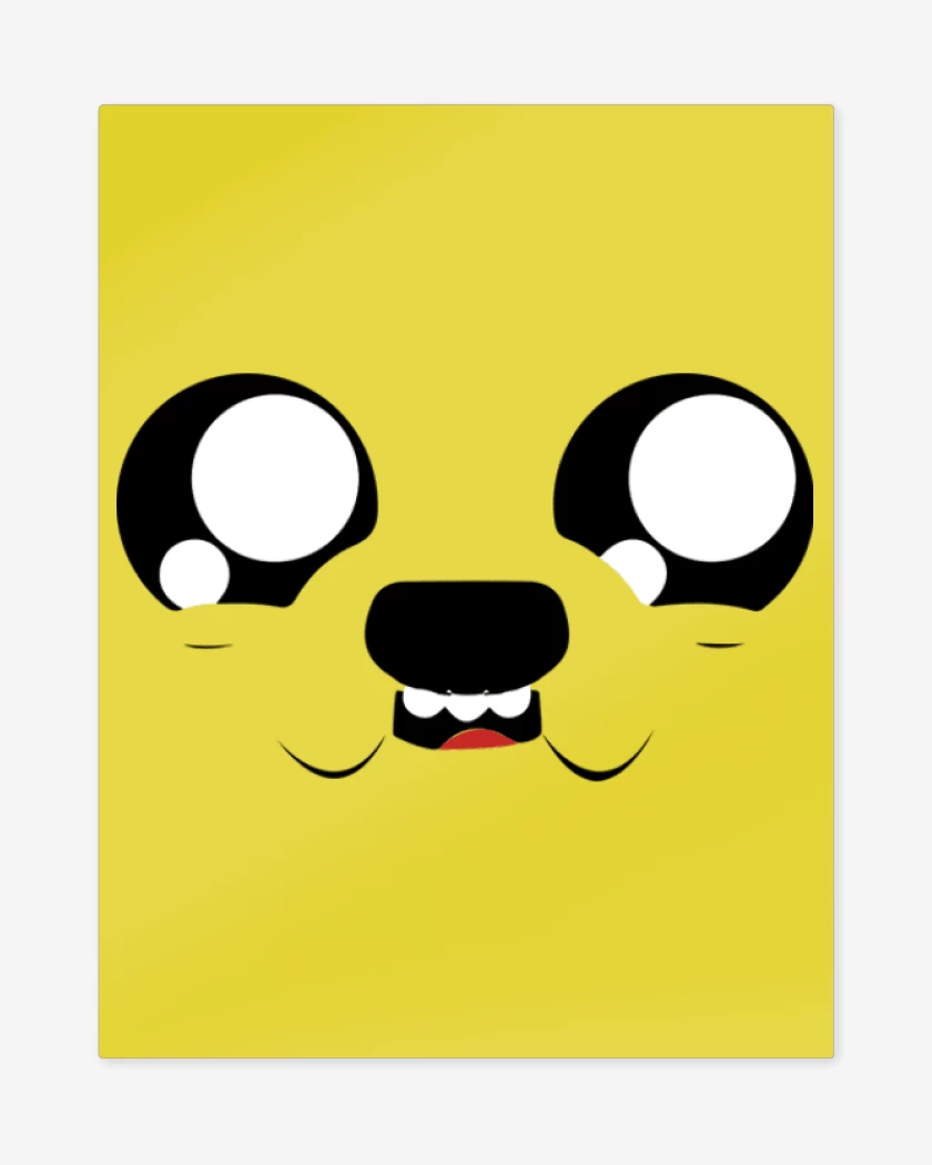 Print metalico Amarillo de Jake