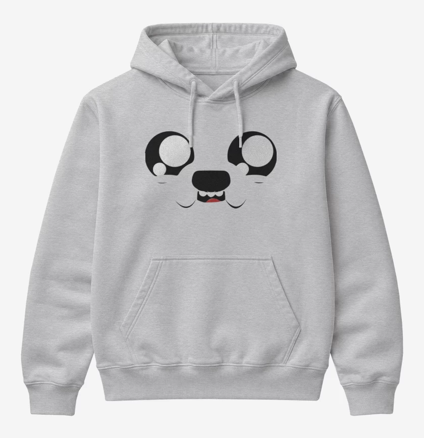 Poleron Canguro básico Gris Melange de Jake