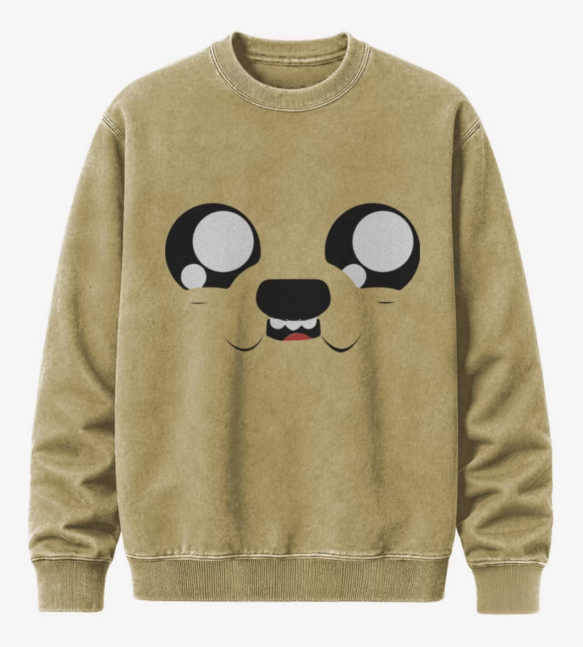 Poleron Polo Acid Wash Beige de Jake