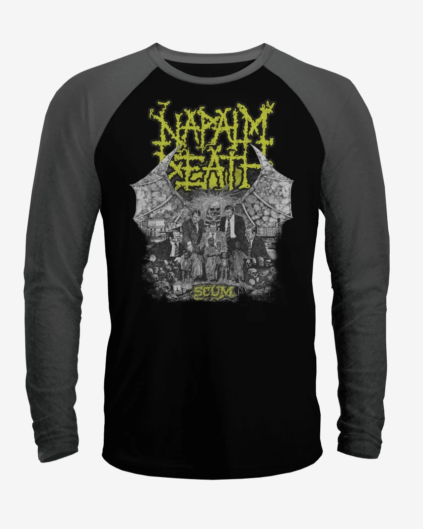 Polera Raglan Napalm Death Scum