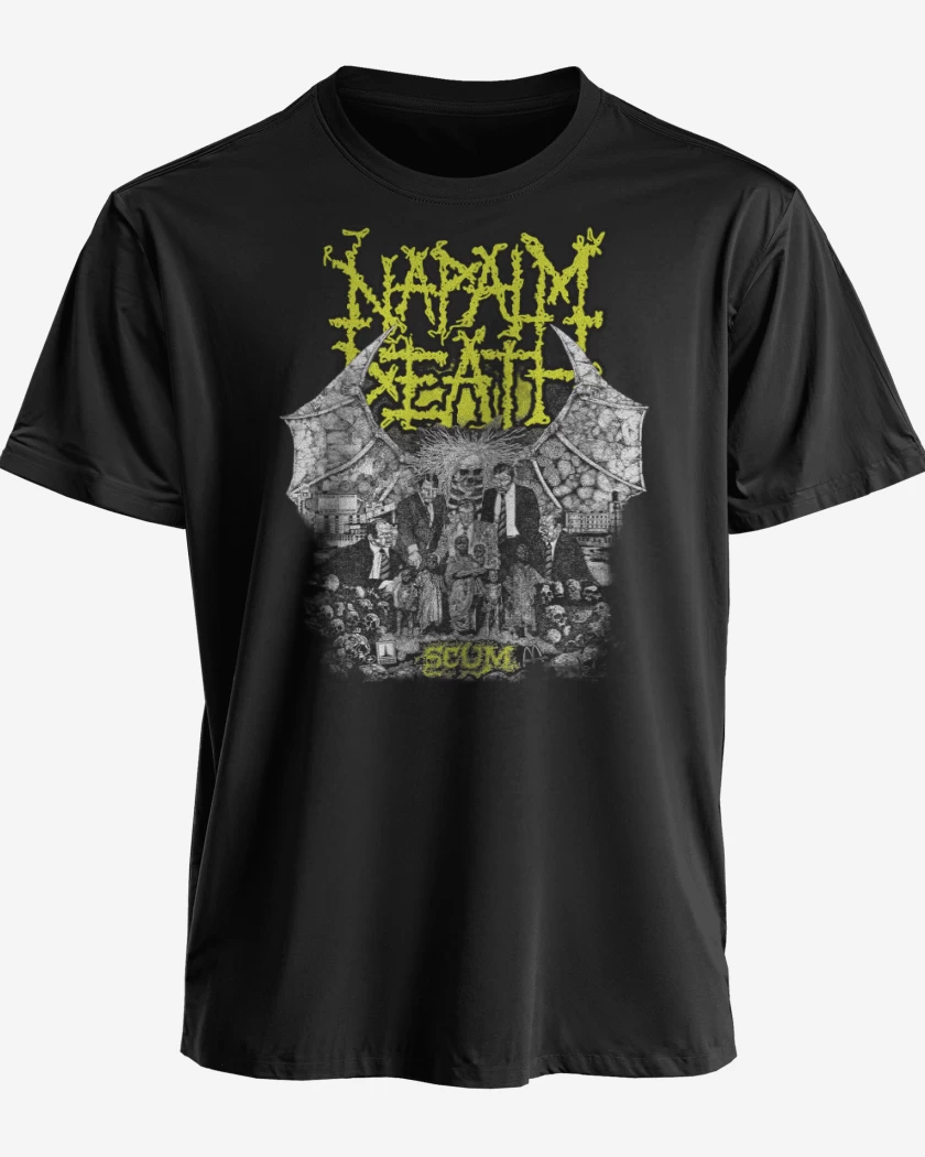 Polera premium Negro de Napalm Death Scum