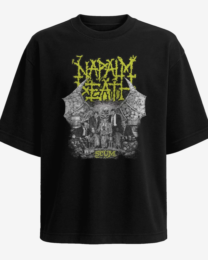 Polera Oversize Napalm Death Scum