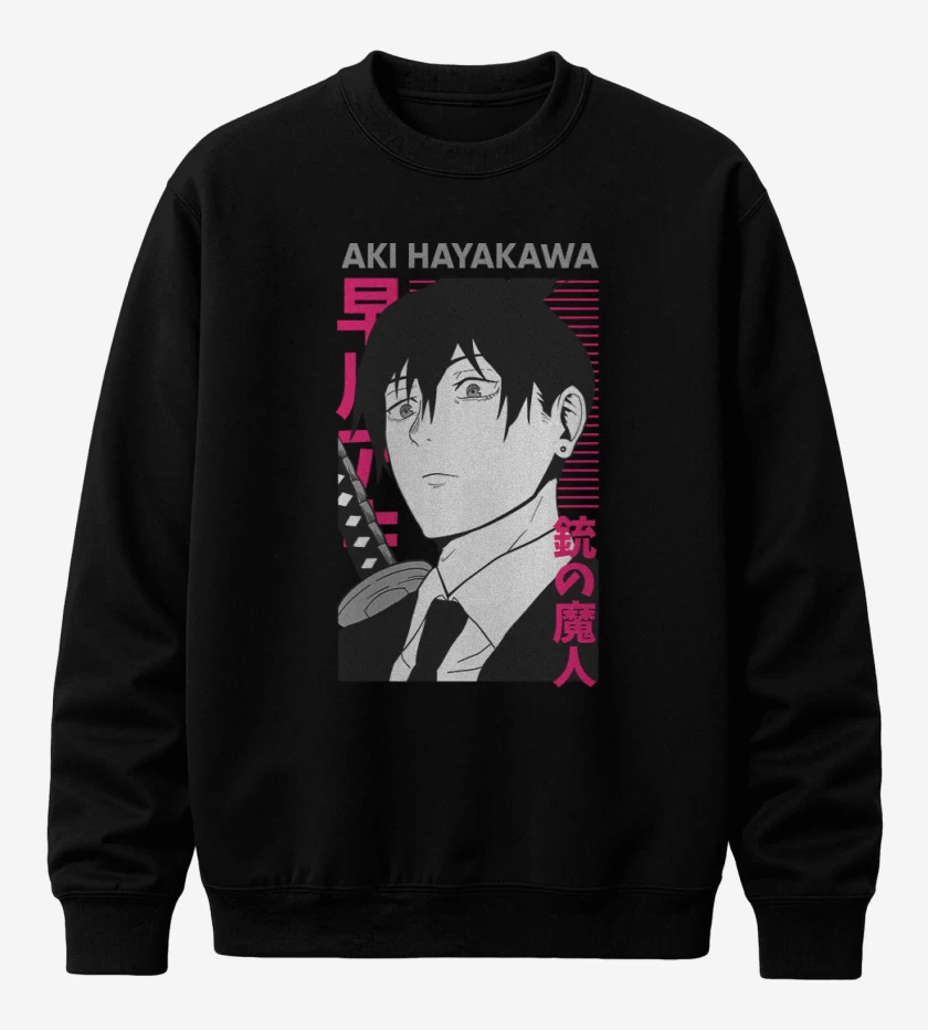 Poleron polo Negro de Aki Hayakawa 2