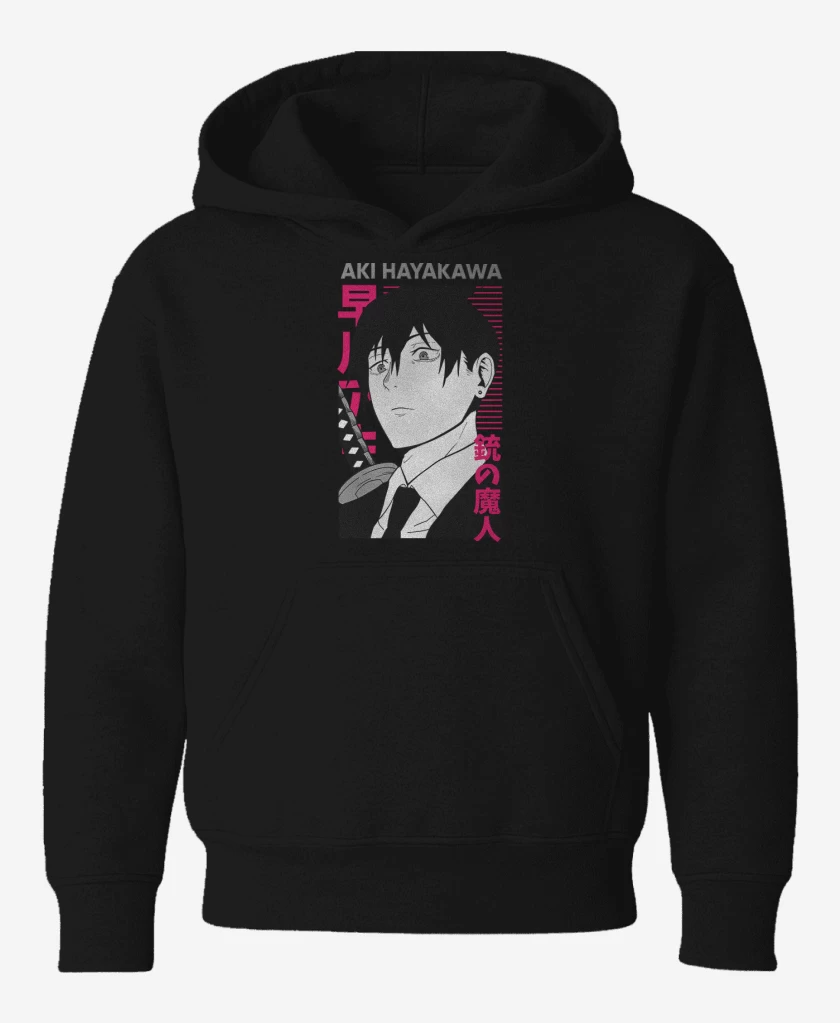 Poleron de niño Negro de Aki Hayakawa 2
