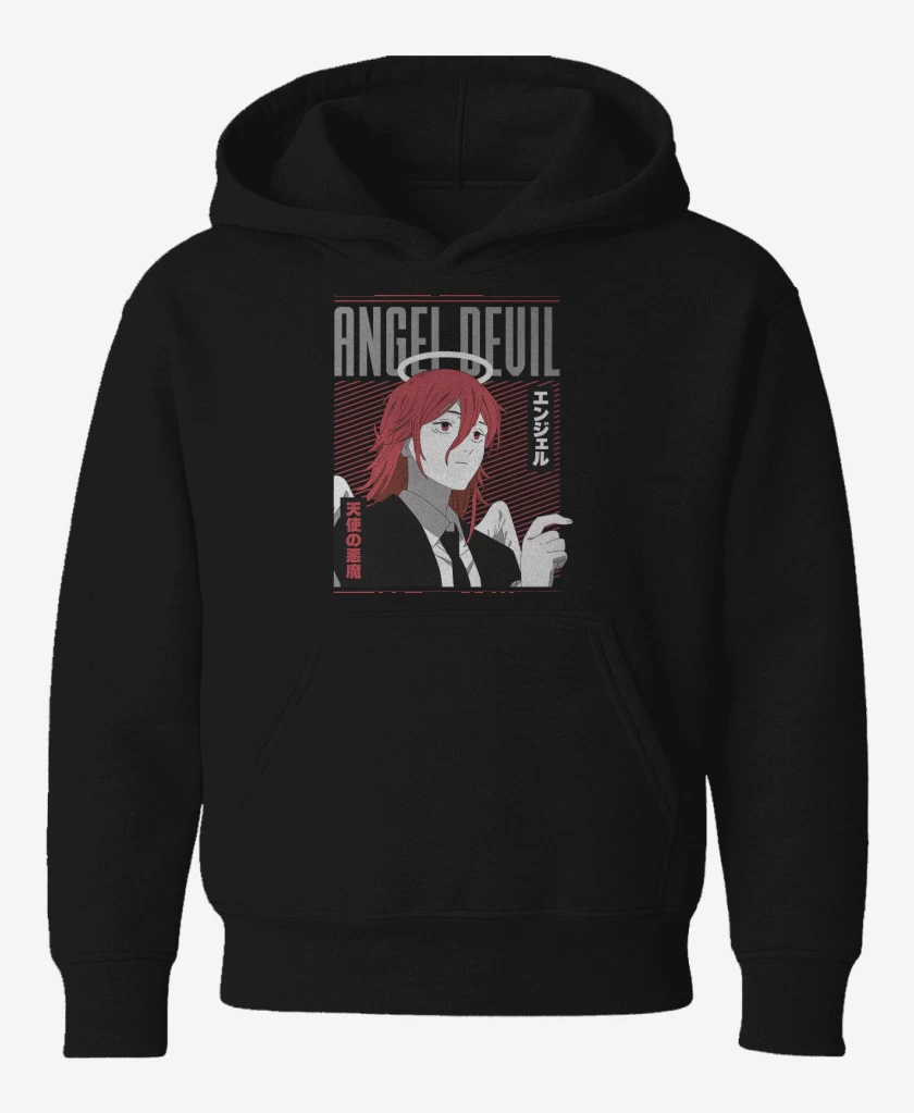 Poleron de niño Negro de Angel malo