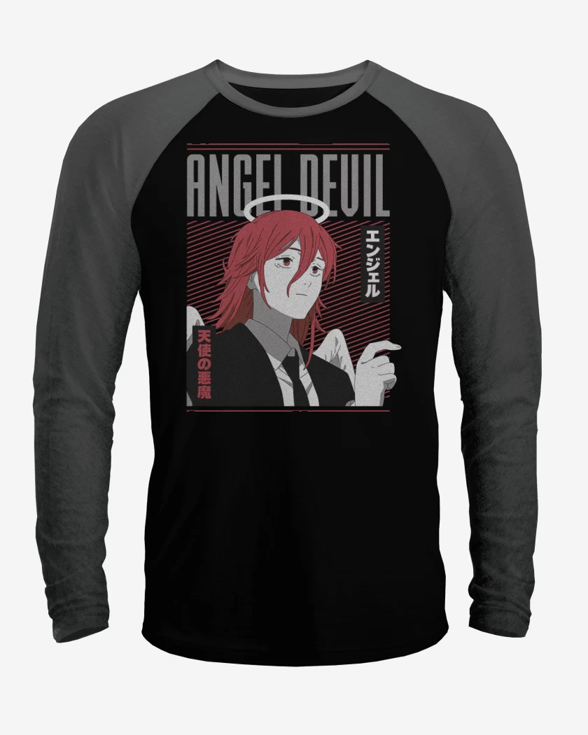Polera Raglan Angel malo