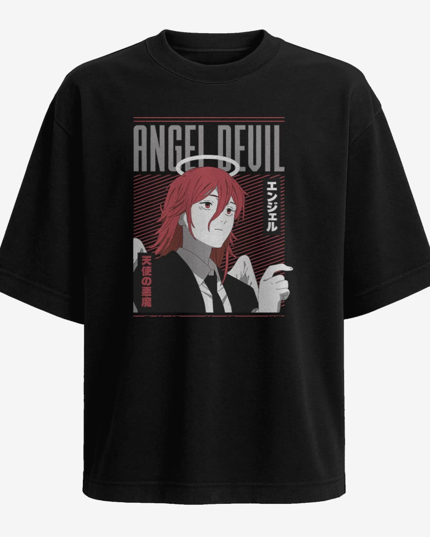 Polera Oversize Angel malo