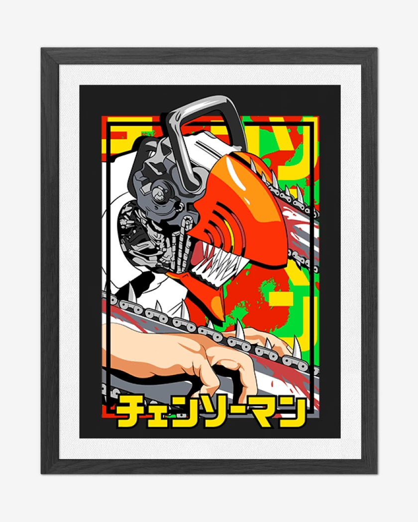 Cuadro decorativo Negro de Chain man