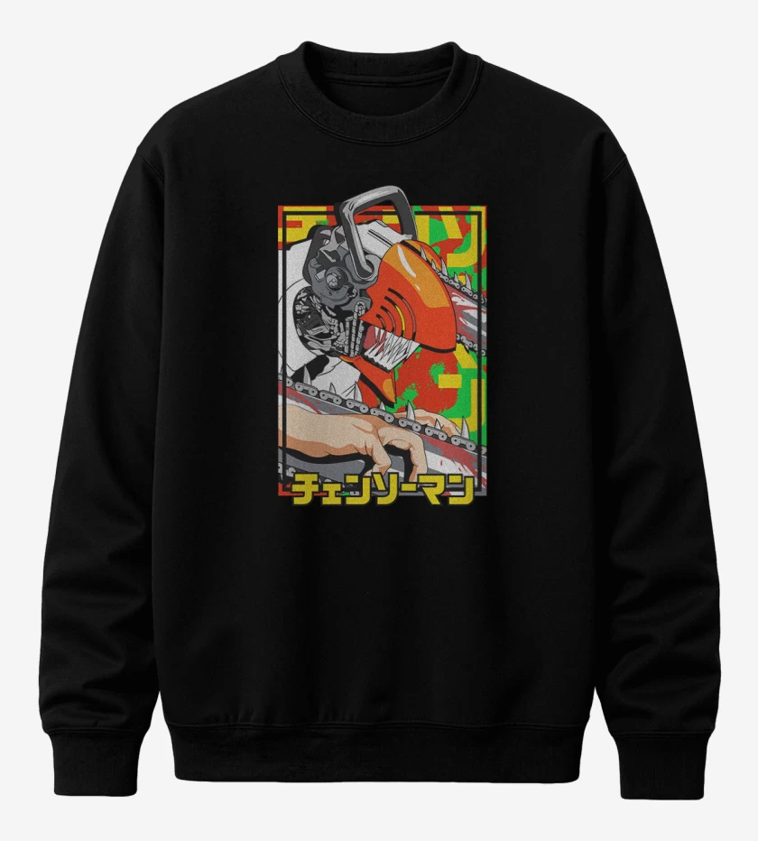 Poleron polo Negro de Chain man