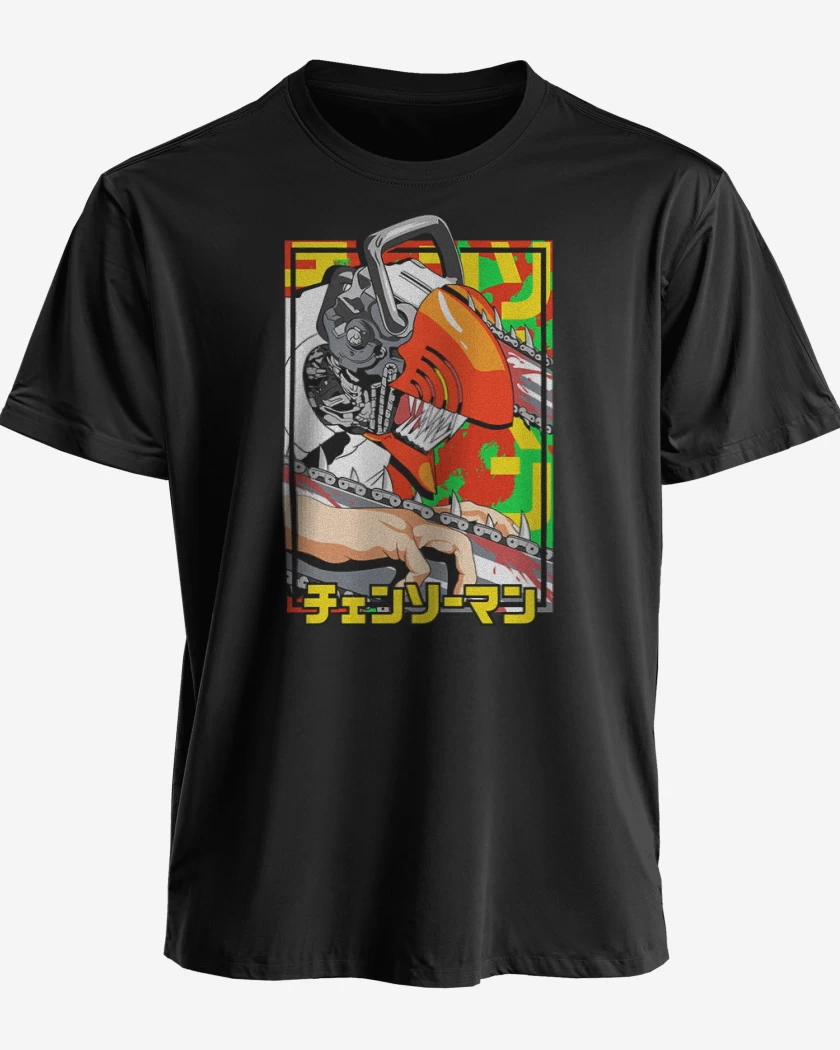 Polera premium Negro de Chain man