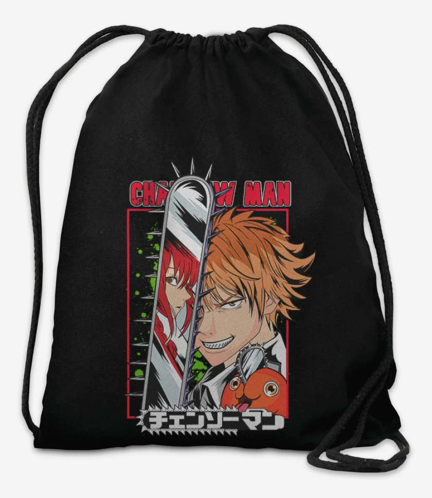 Mochila Negro de Chain Saw Denji