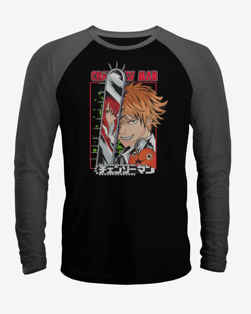 Polera Raglan Chain Saw Denji