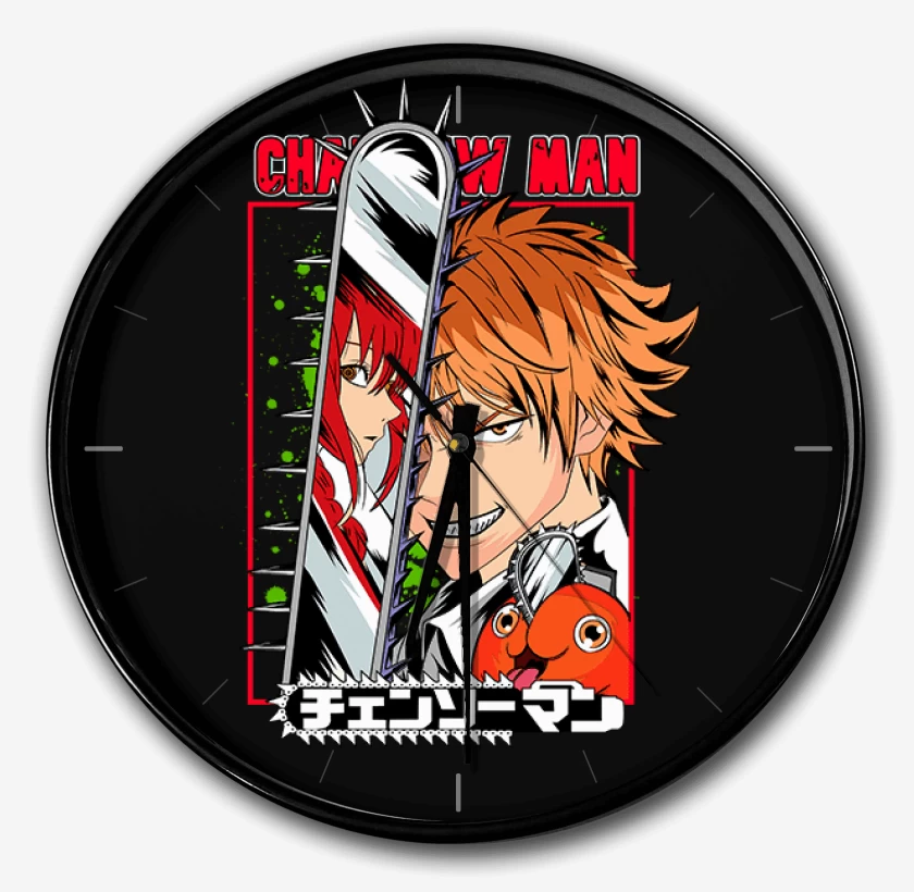Reloj Negro de Chain Saw Denji