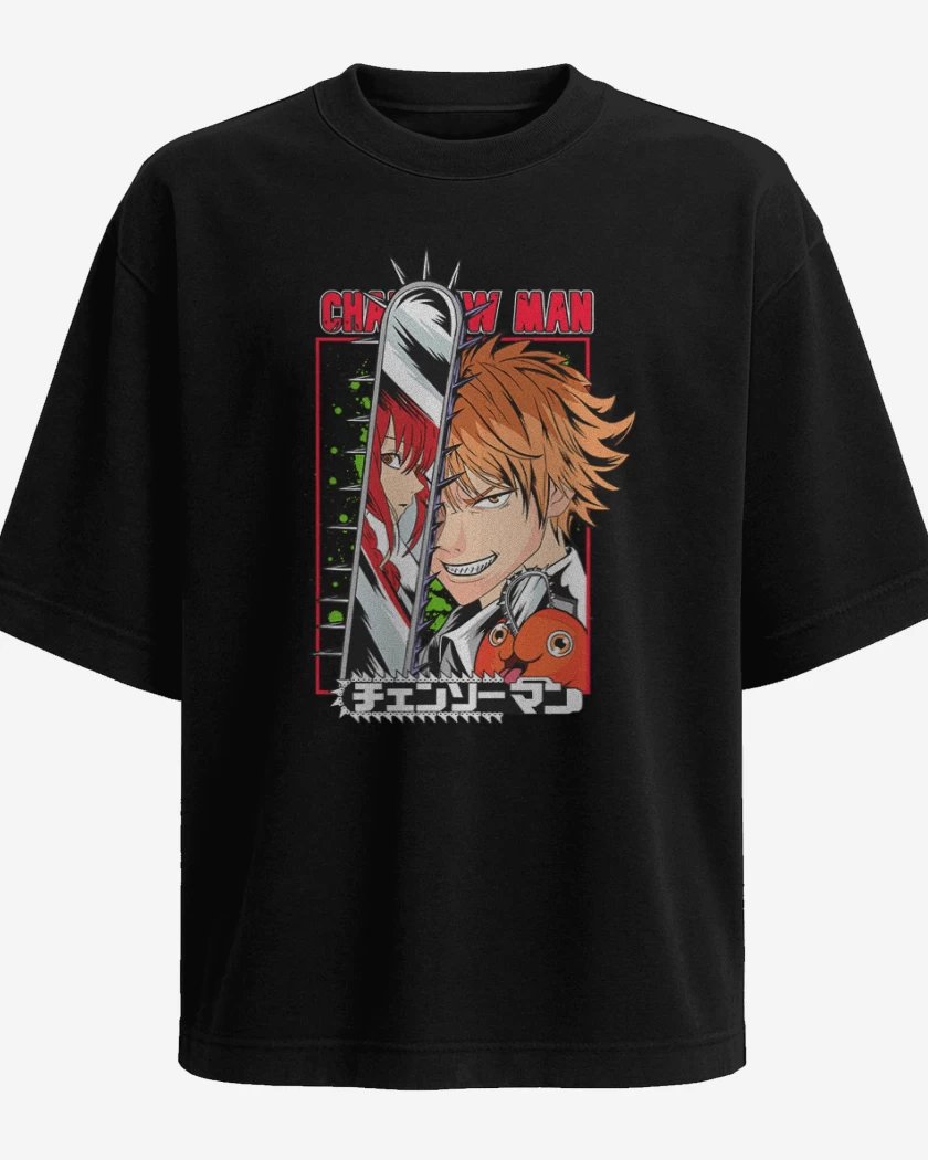 Polera Oversize Chain Saw Denji