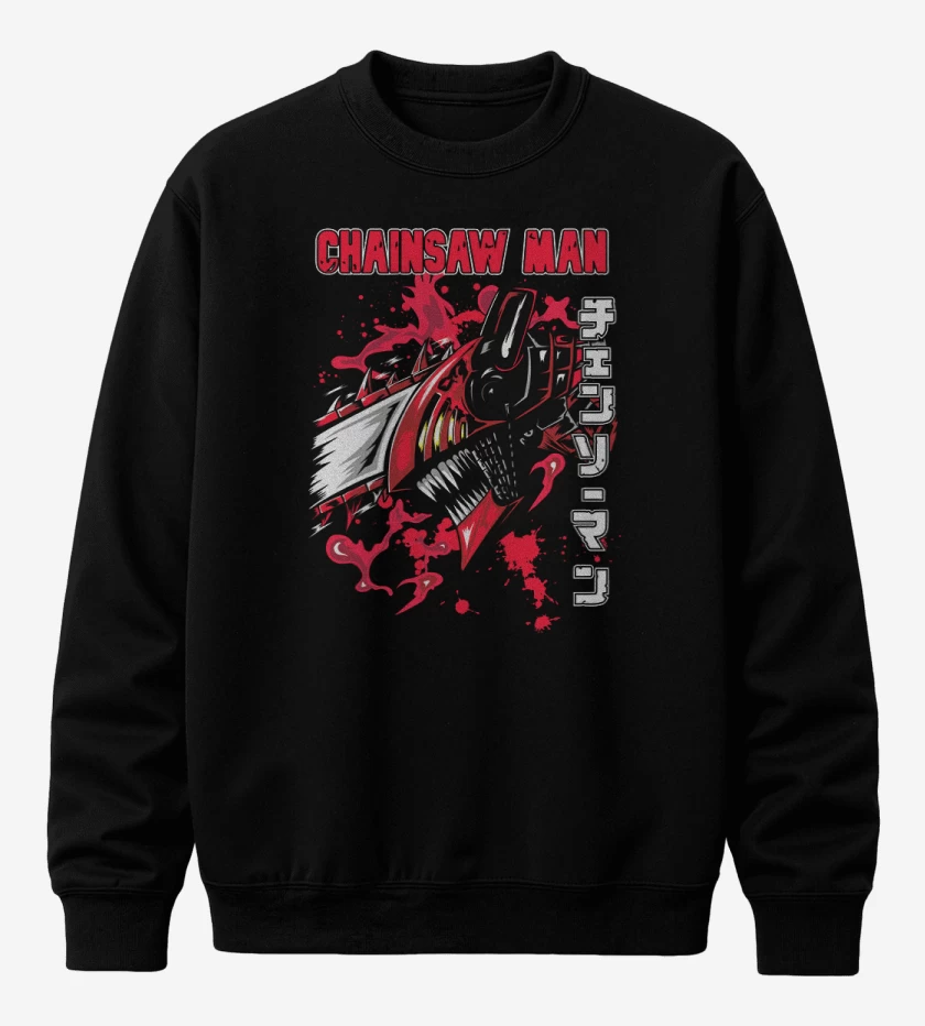 Poleron polo Chain Saw man blood
