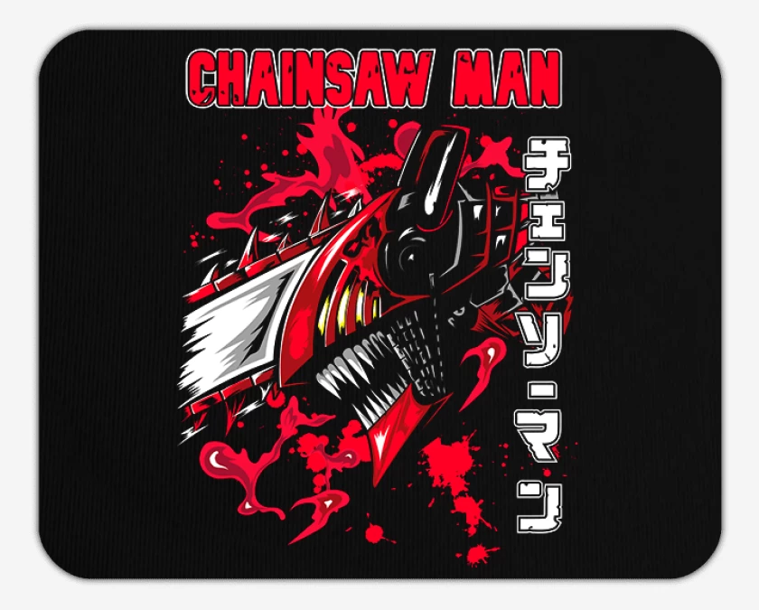 Mousepad Chain Saw man blood