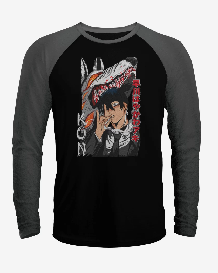 Polera Raglan Chainsawman Kon