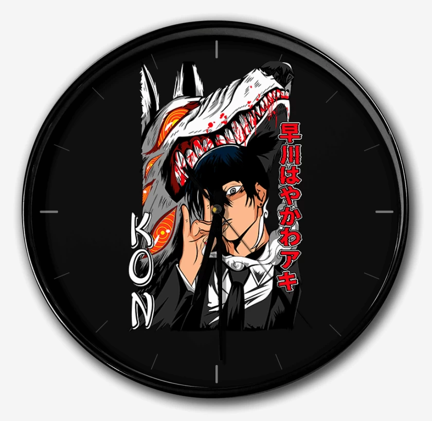 Reloj Negro de Chainsawman Kon