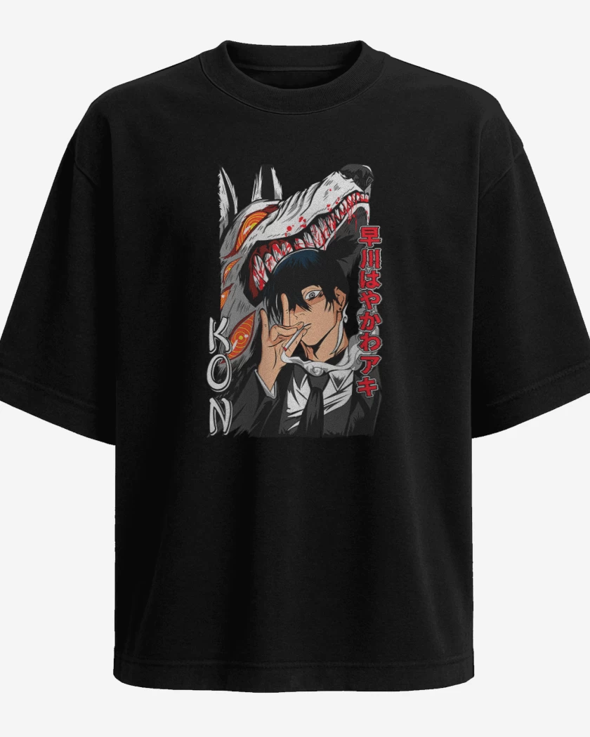 Polera Oversize Chainsawman Kon