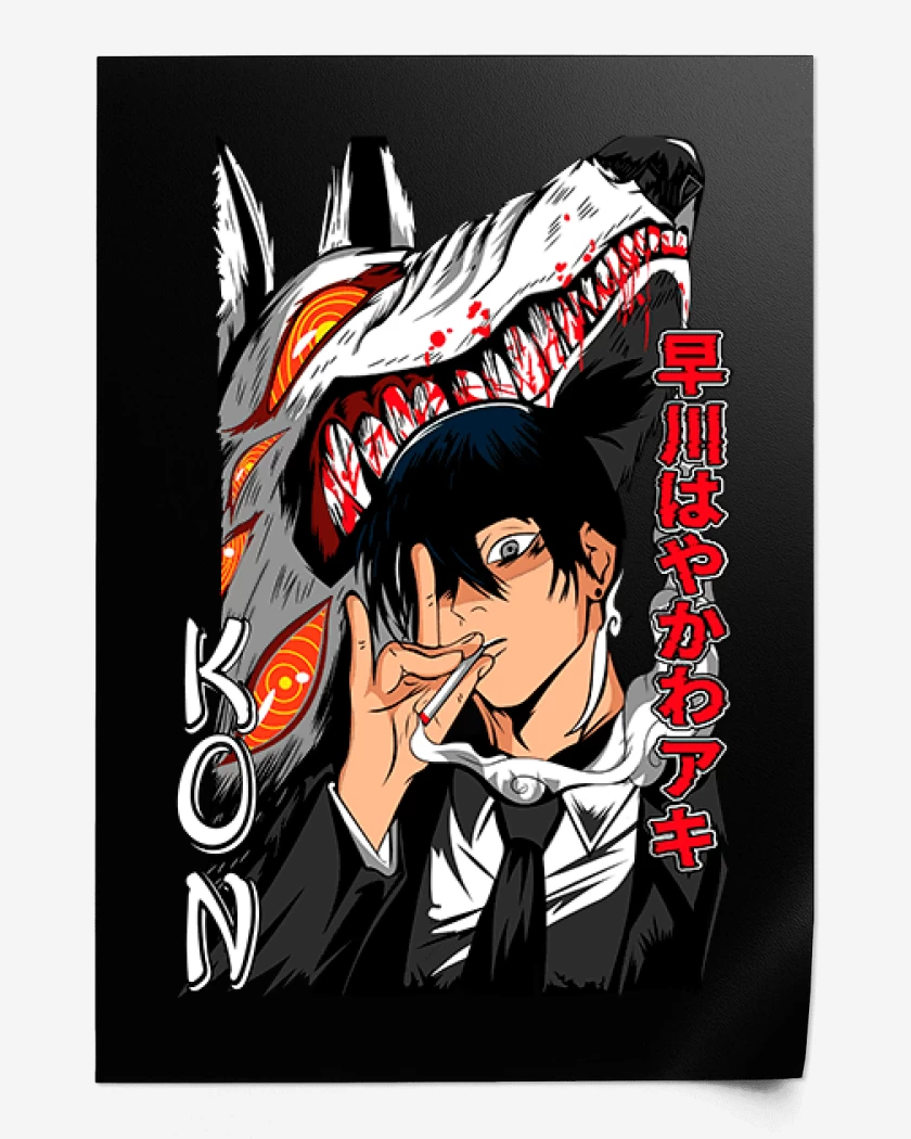 Print Chainsawman Kon