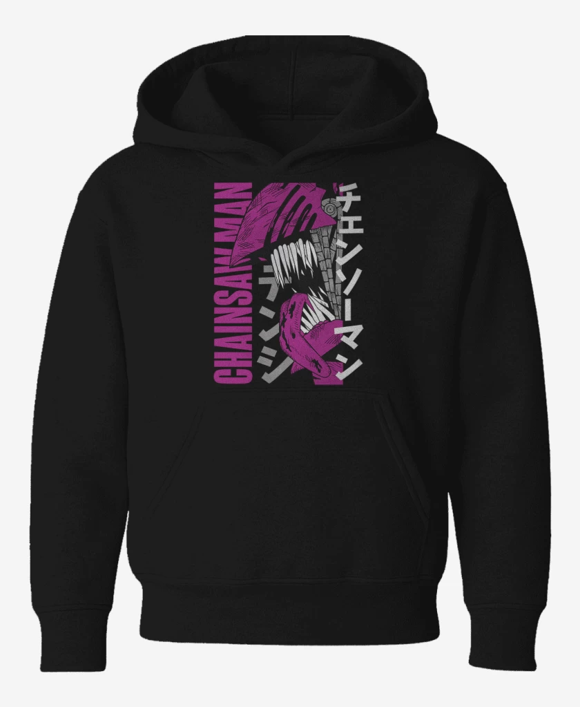 Poleron de niño Negro de Chainsaw