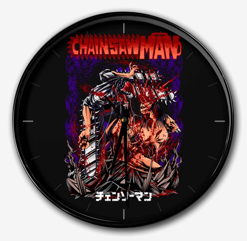 Reloj Negro de Chainsawman gore