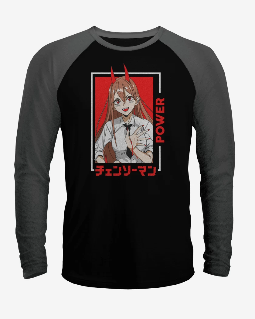 Polera Raglan Chainsawman Power
