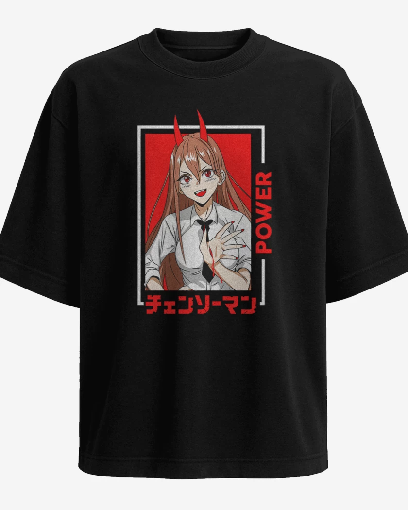 Polera Oversize Chainsawman Power