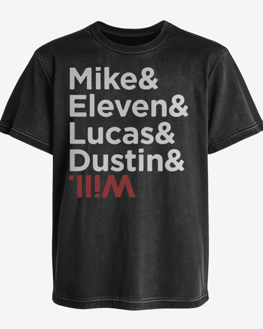 Polera desgastada Negro de Mi