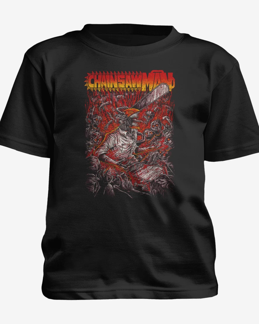 Polera de niño Negro de Chainsawman