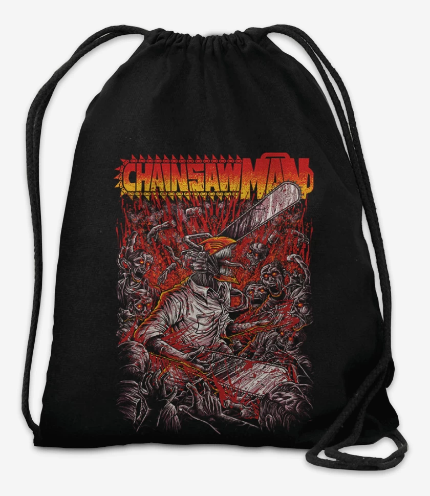 Mochila Negro de Chainsawman
