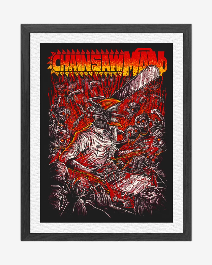 Cuadro decorativo Negro de Chainsawman