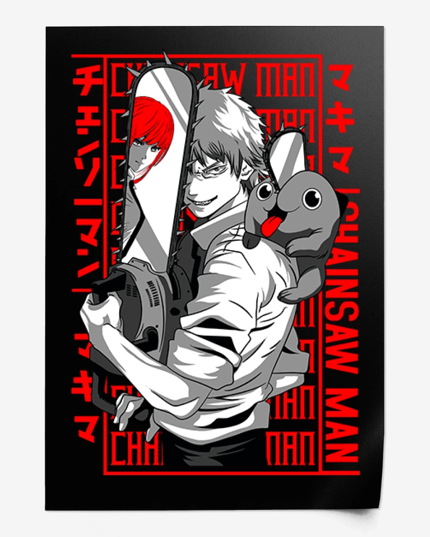 Print Denji and pochita