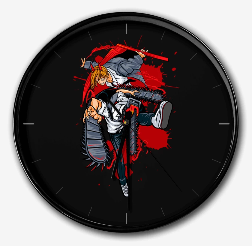 Reloj Negro de Denji and power