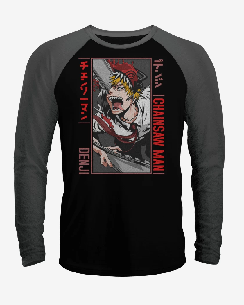 Polera Raglan Denji Motosierra