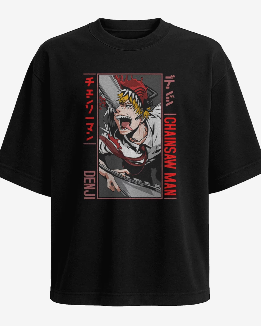 Polera Oversize Denji Motosierra
