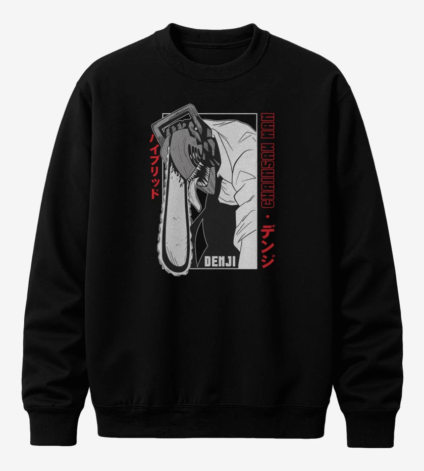 Poleron polo Negro de Denji n°1