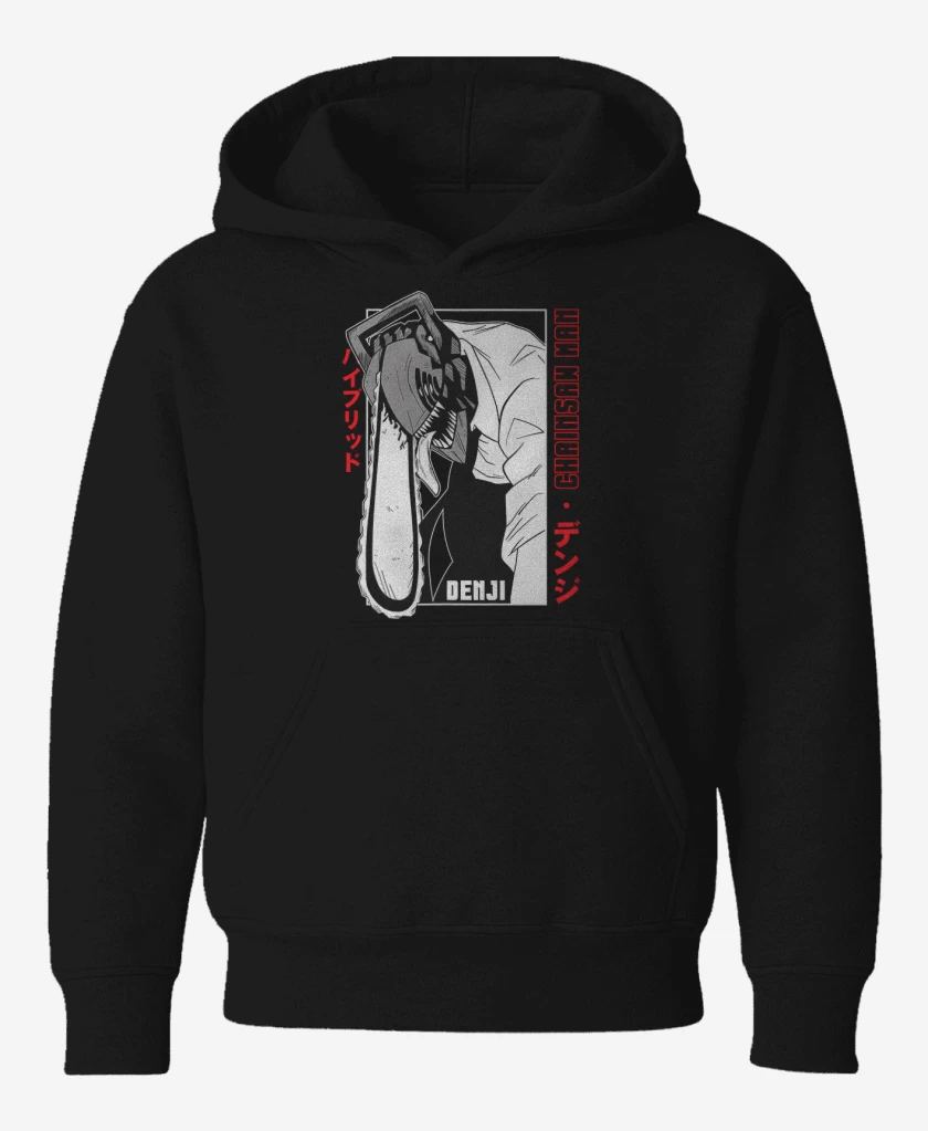 Poleron de niño Negro de Denji n°1