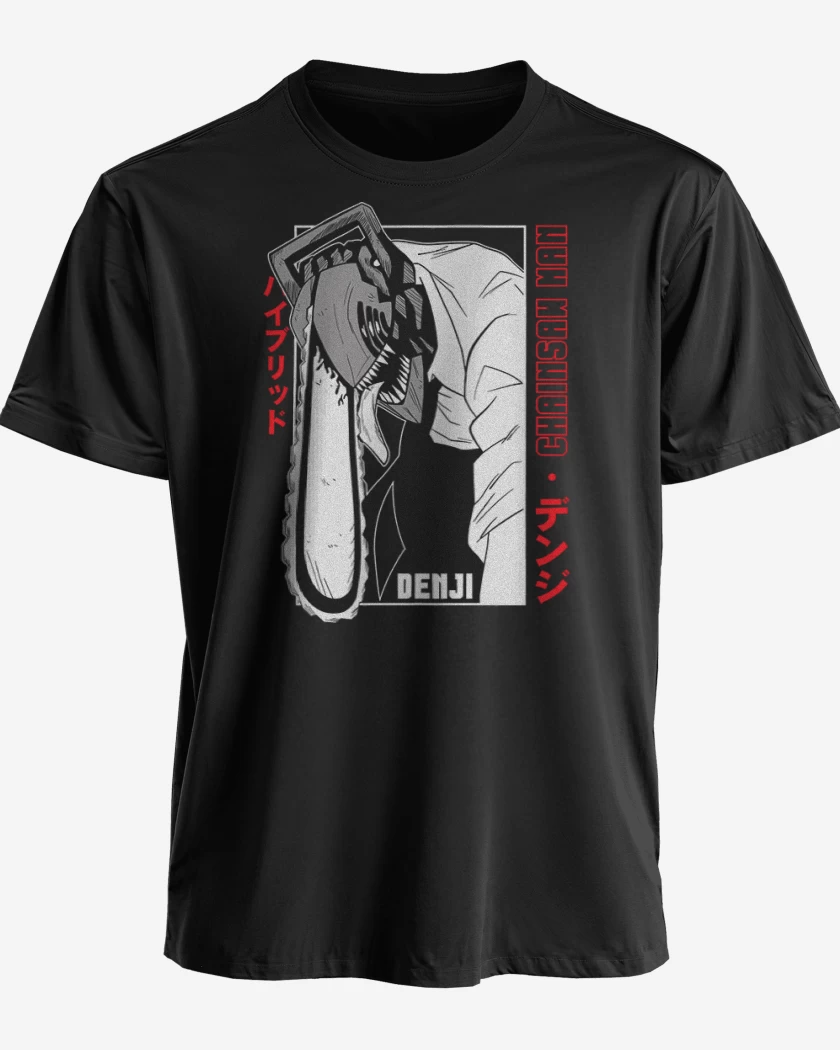 Polera premium Negro de Denji n°1