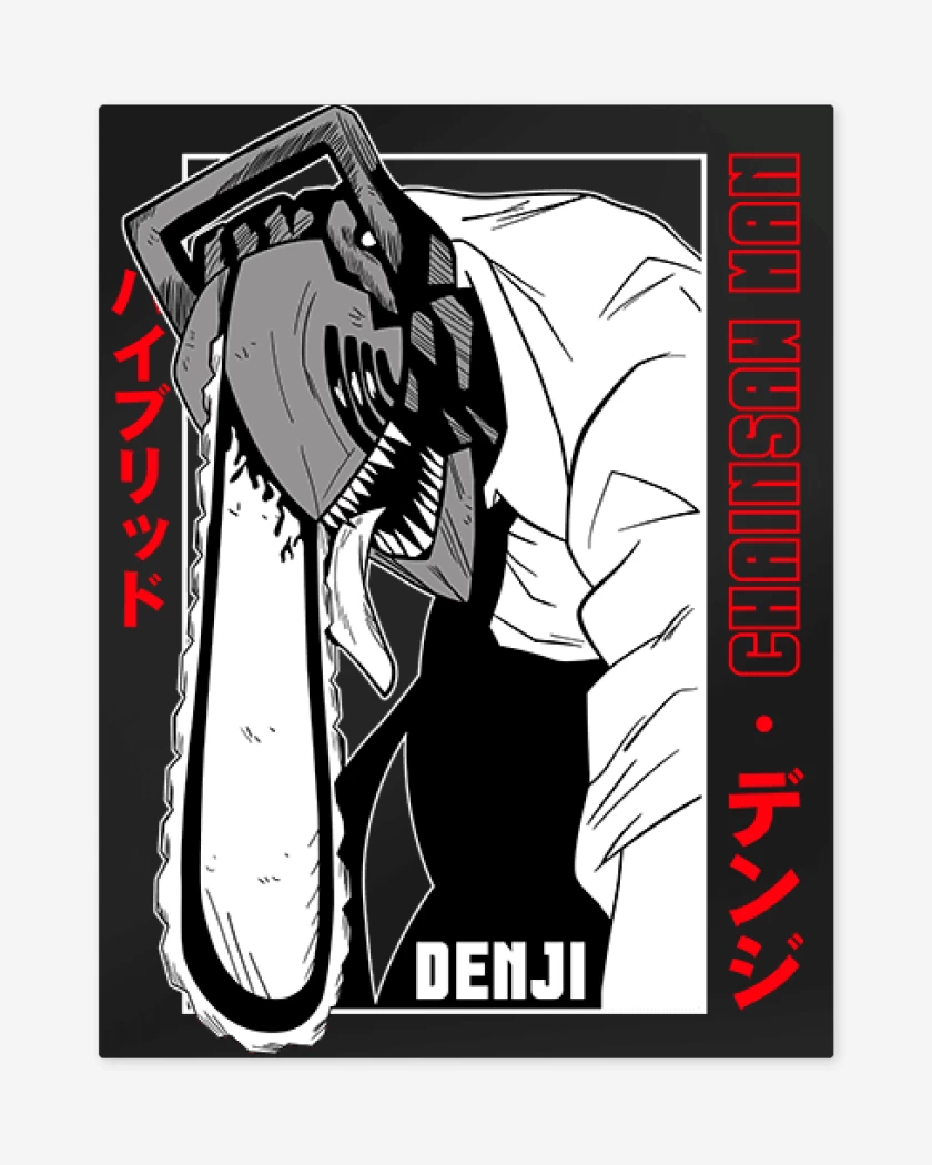 Print metalico Denji n°1