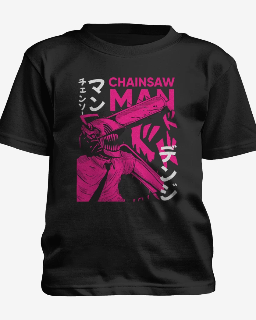 Polera de niño Negro de Denji n°2
